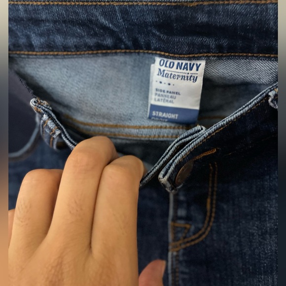 Old Navy Maternity Side Low Panel Straight Boot Jeans - Picture 8 of 10